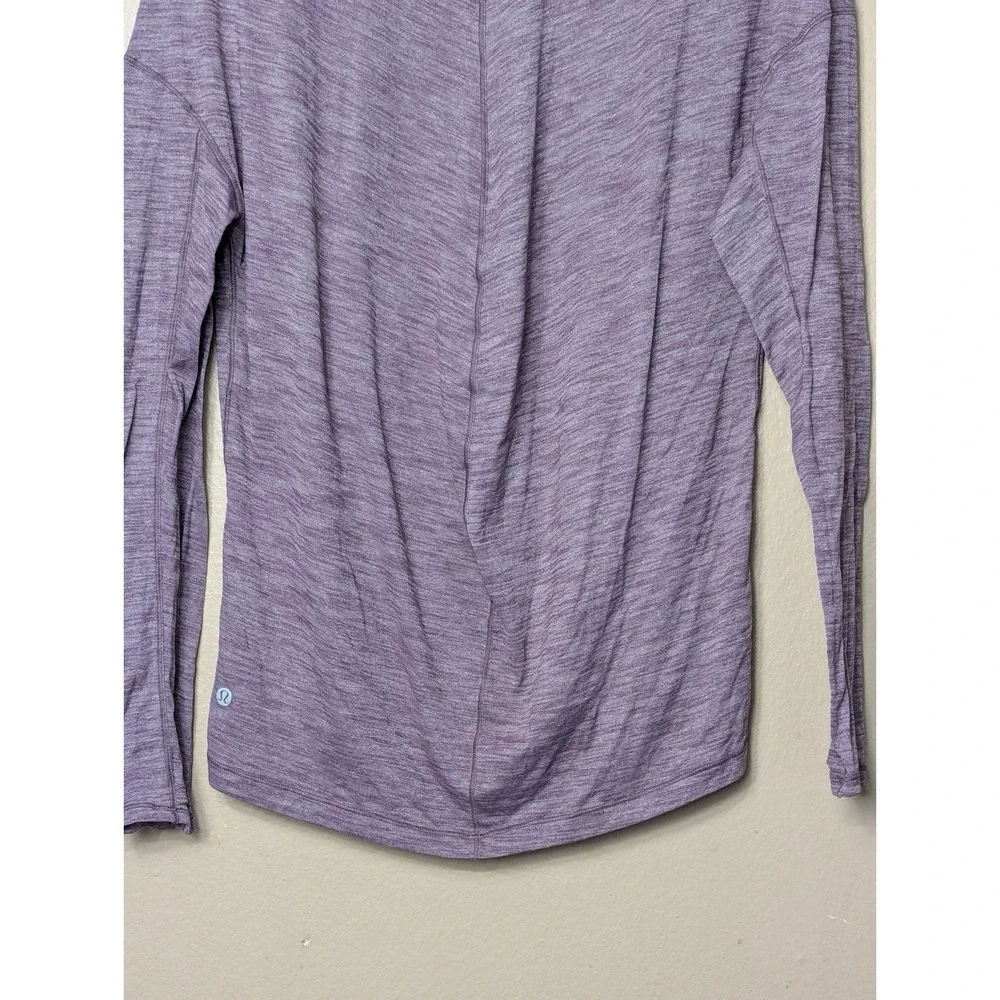 Lululemon Swiftly Tech Long-Sleeve Shirt‎ 2.0 Size 10 Lavender Length Workout